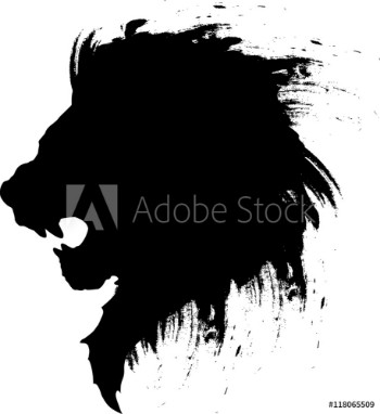 Picture of lion head tattoo-3
